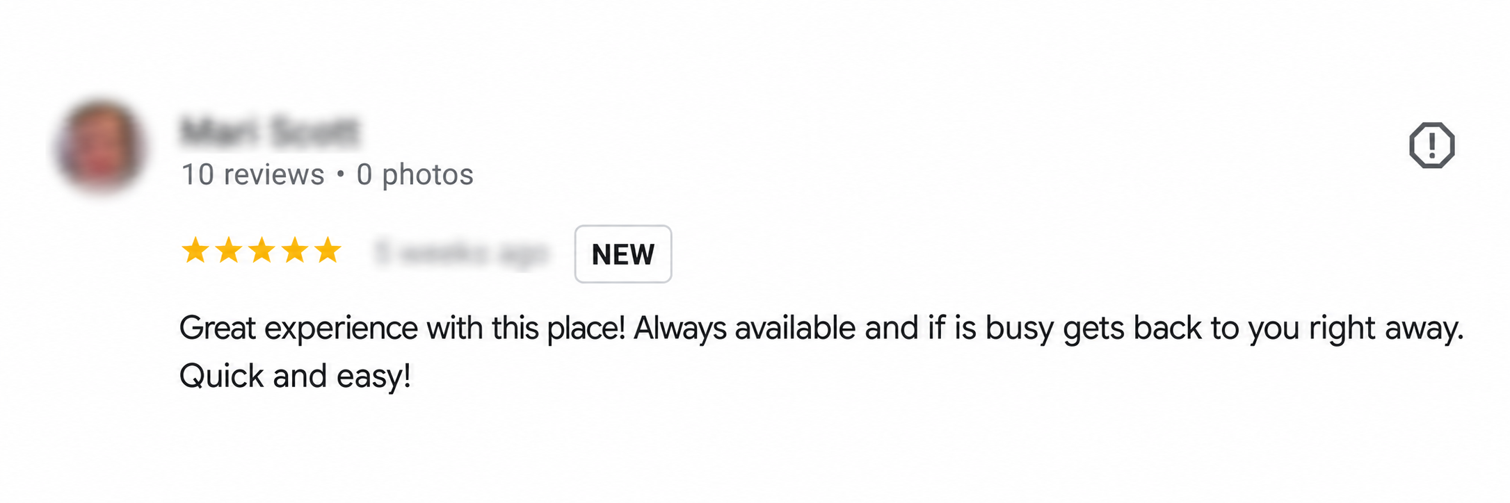 google review 5
